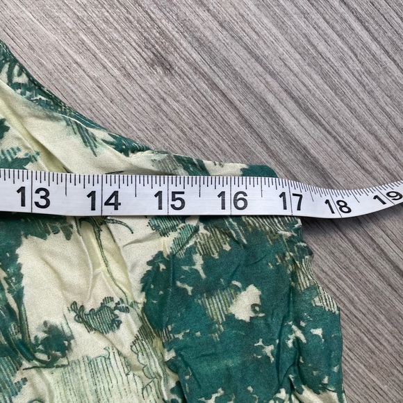 ANTHROPOLOGIE Maeve Long Green Santee Swing‎ Dress - Picture 9 of 9